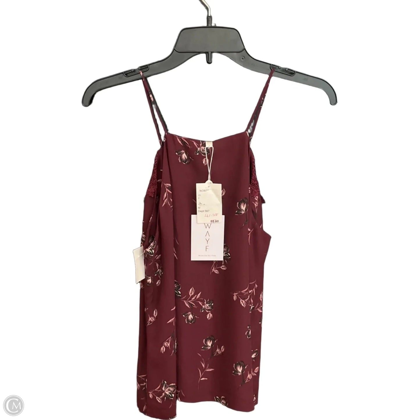 Top Sleeveless By Wayf In Purple, Size: M