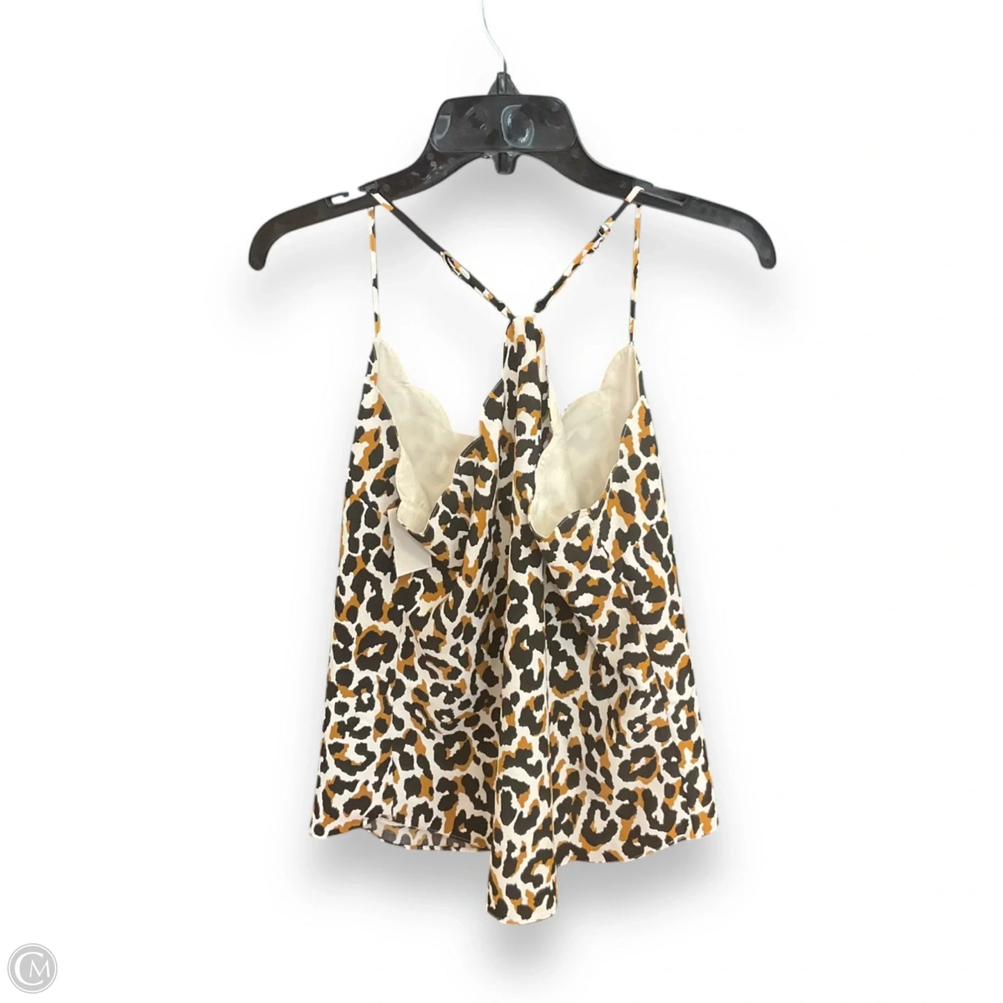 Top Sleeveless By J. Crew In Animal Print, Size: Xs