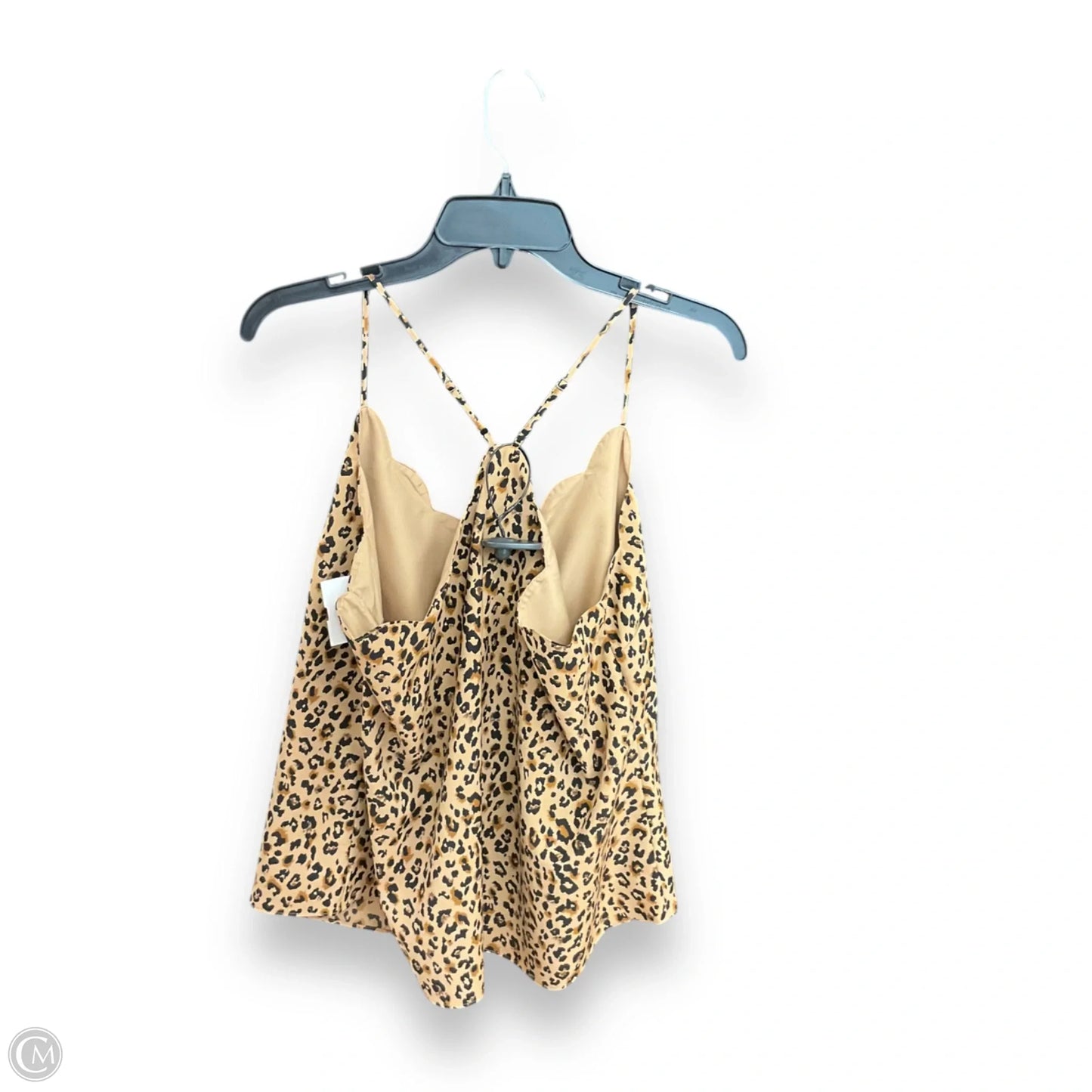 Top Sleeveless By J. Crew In Animal Print, Size: Xl