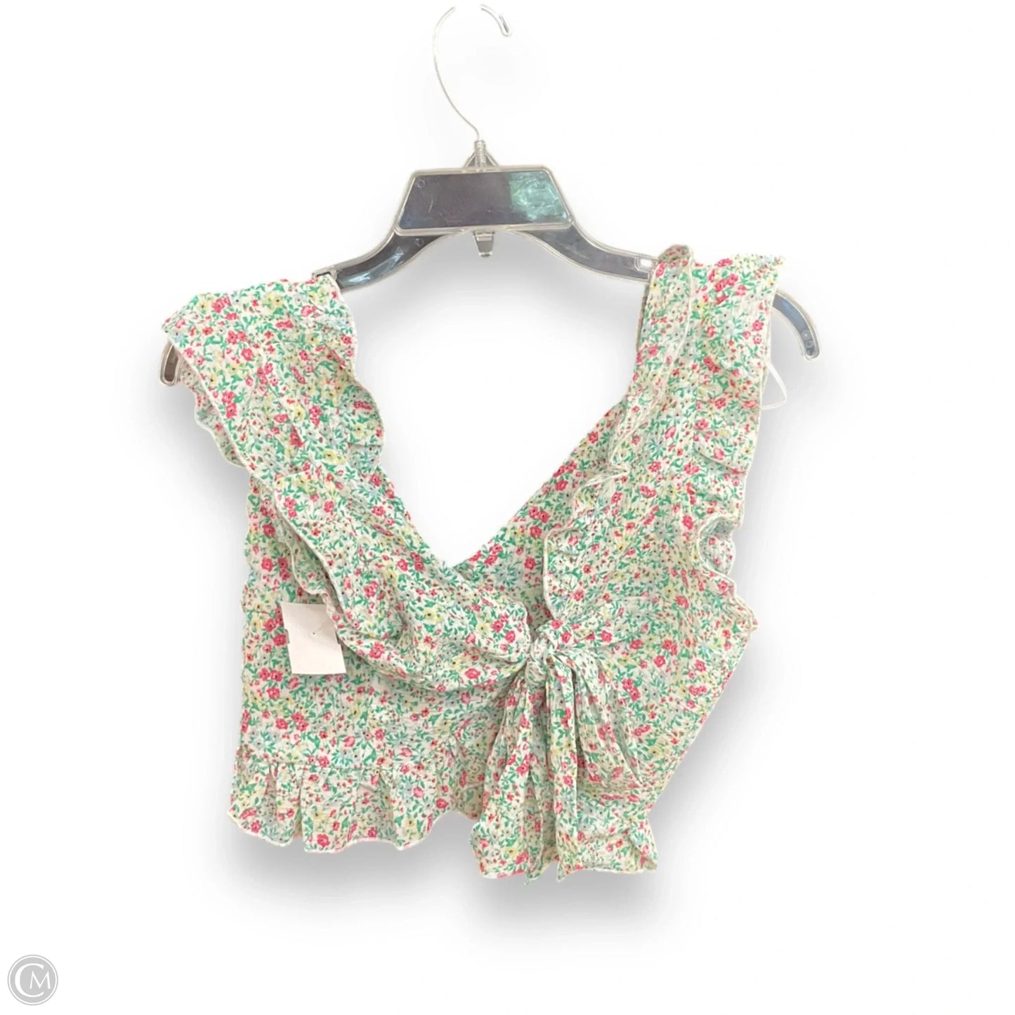 Top Sleeveless By Vero Moda In Floral Print, Size: L