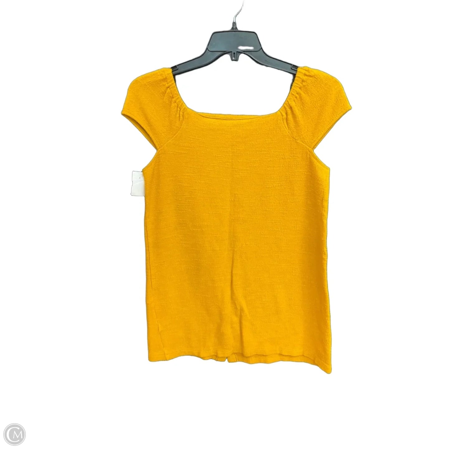 Top Sleeveless By Madewell In Yellow, Size: M