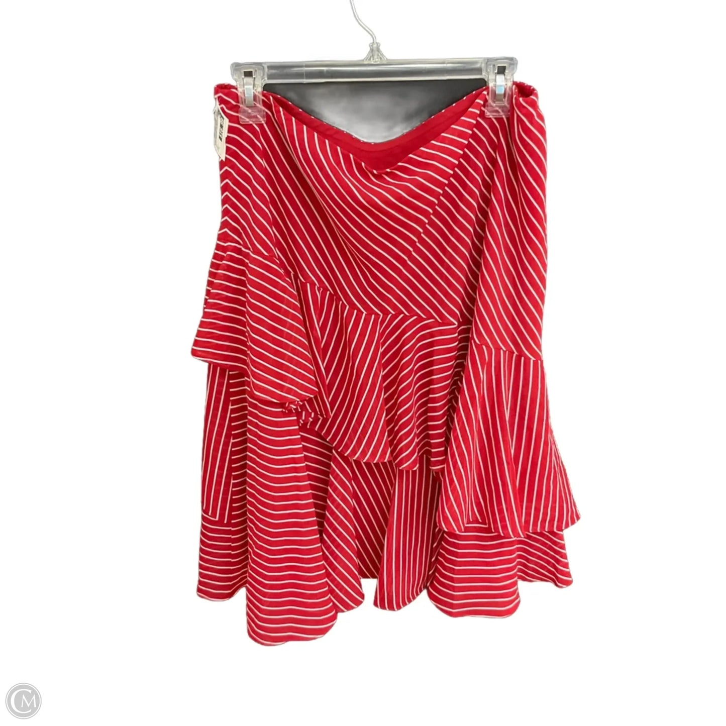 Skirt Midi By Lauren By Ralph Lauren In Red, Size: L