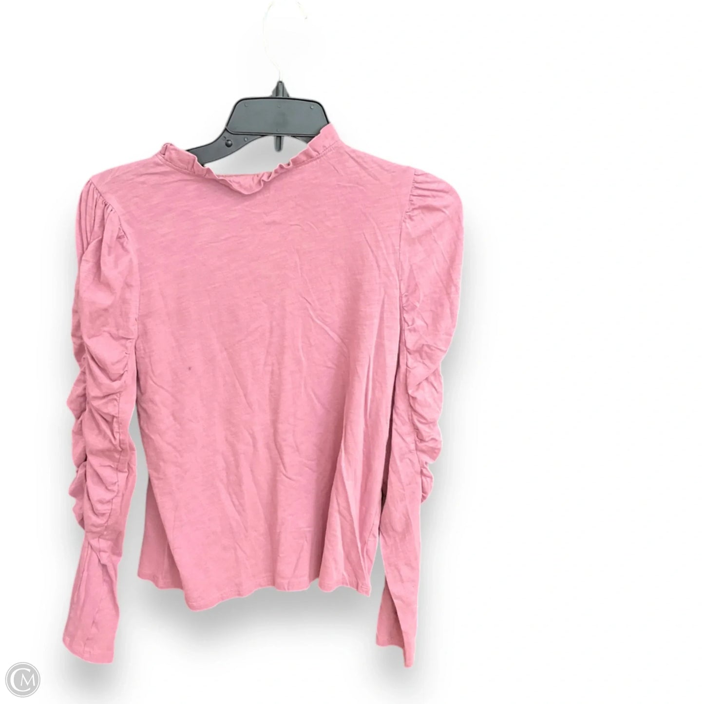 Top Long Sleeve By Maeve In Pink, Size: S