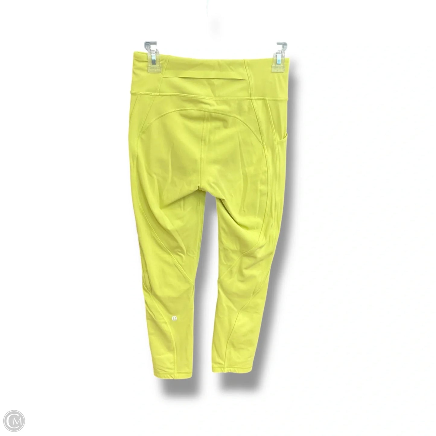 Athletic Leggings By Lululemon In Yellow, Size: S