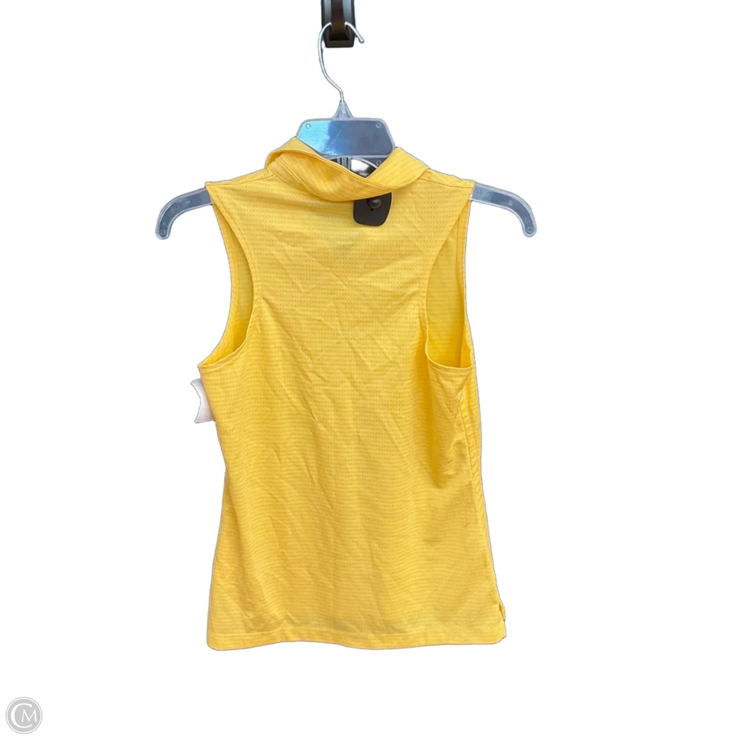 Athletic Tank Top By Nike Apparel In Yellow, Size: Xs