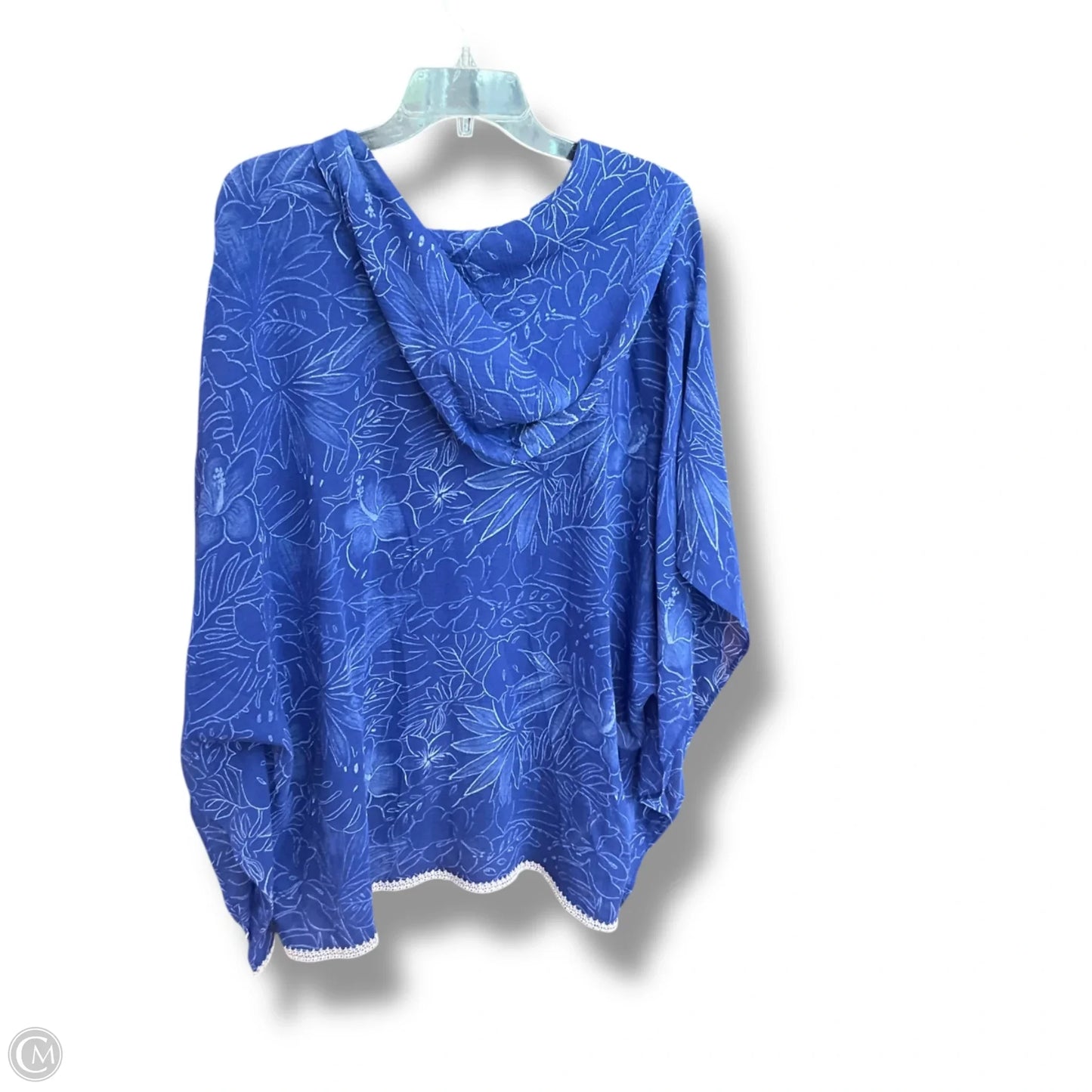 Swimwear Cover-up By Tommy Bahama In Blue & White, Size: M