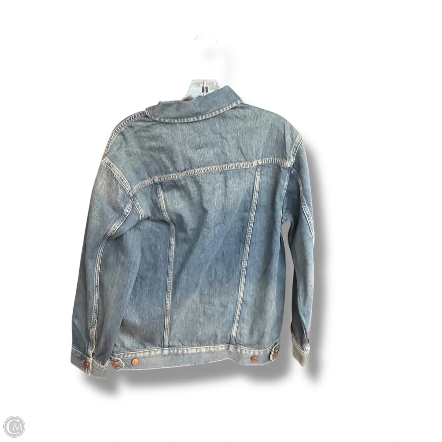 Jacket Denim By Madewell In Blue Denim, Size: S
