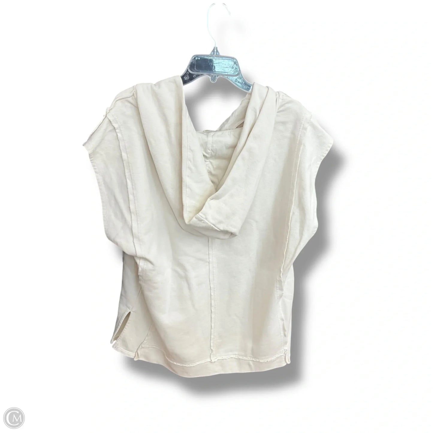 Sweatshirt Hoodie By Pilcro In White, Size: M