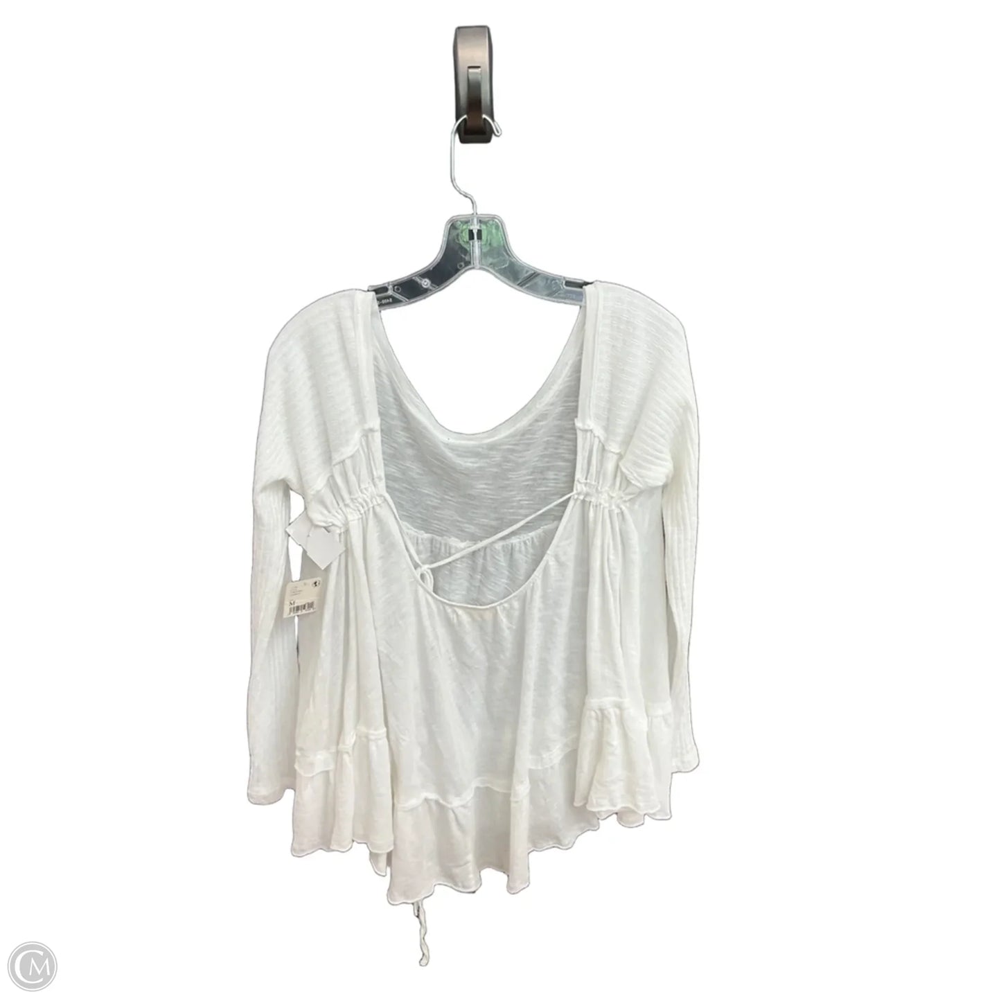 Top Long Sleeve By We The Free In White, Size: M