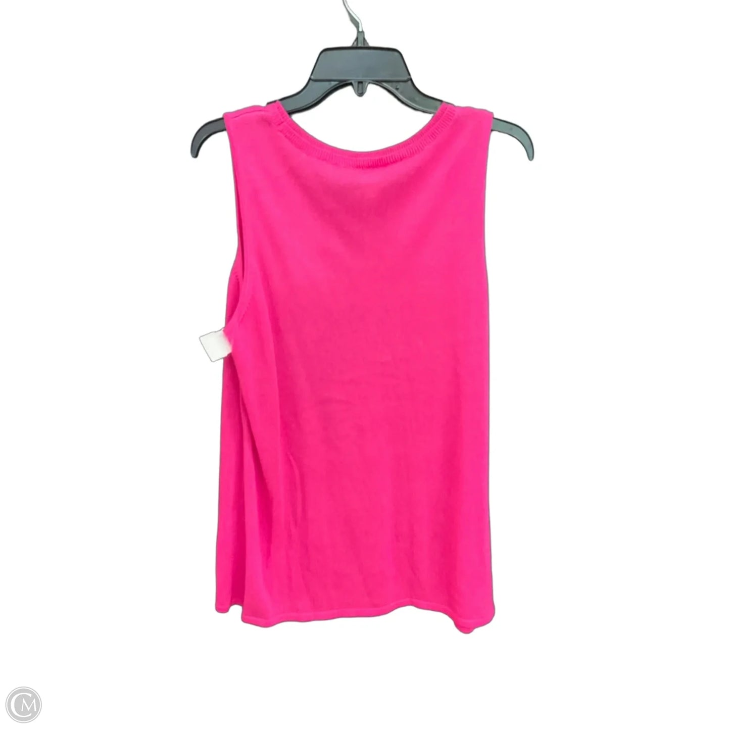 Top Sleeveless By Chicos In Pink, Size: L
