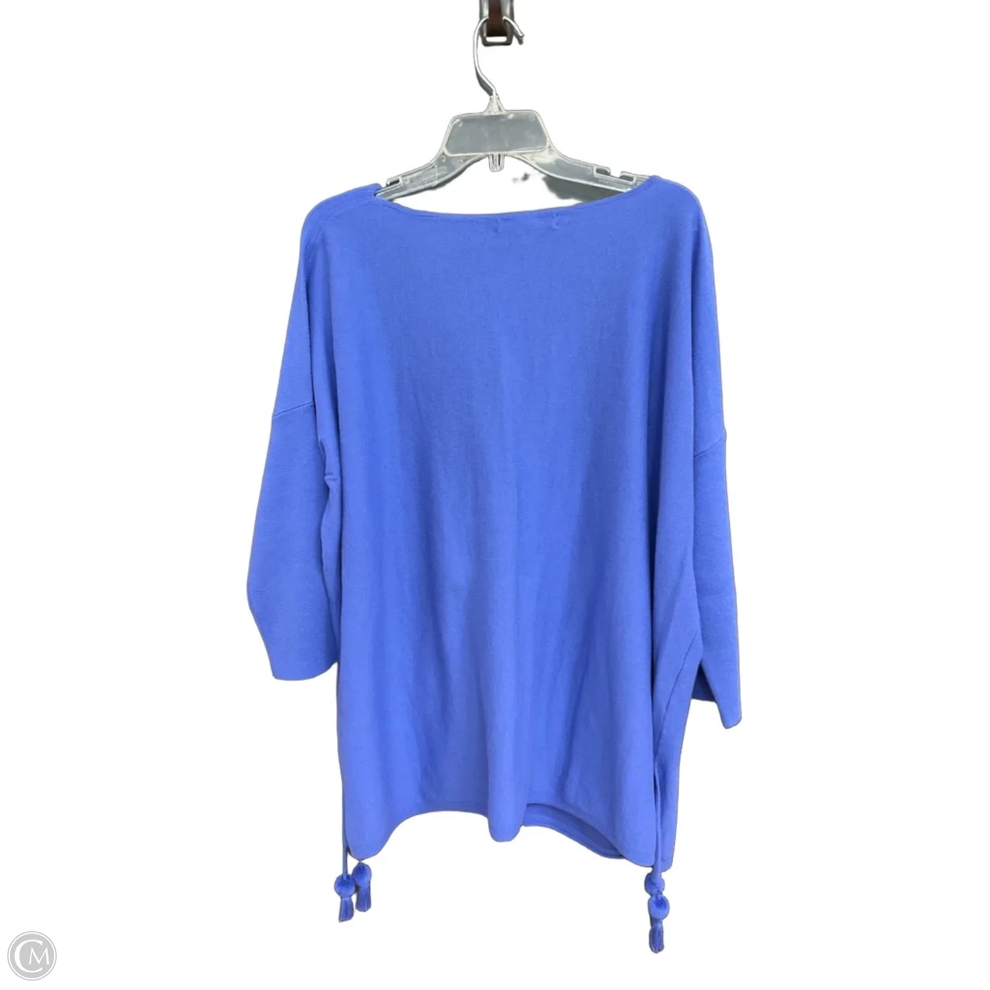 Top Short Sleeve Designer By Lilly Pulitzer In Blue, Size: Xl