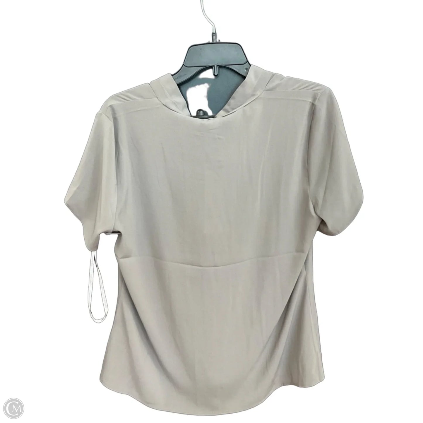 Top Short Sleeve By Calvin Klein In Grey, Size: L
