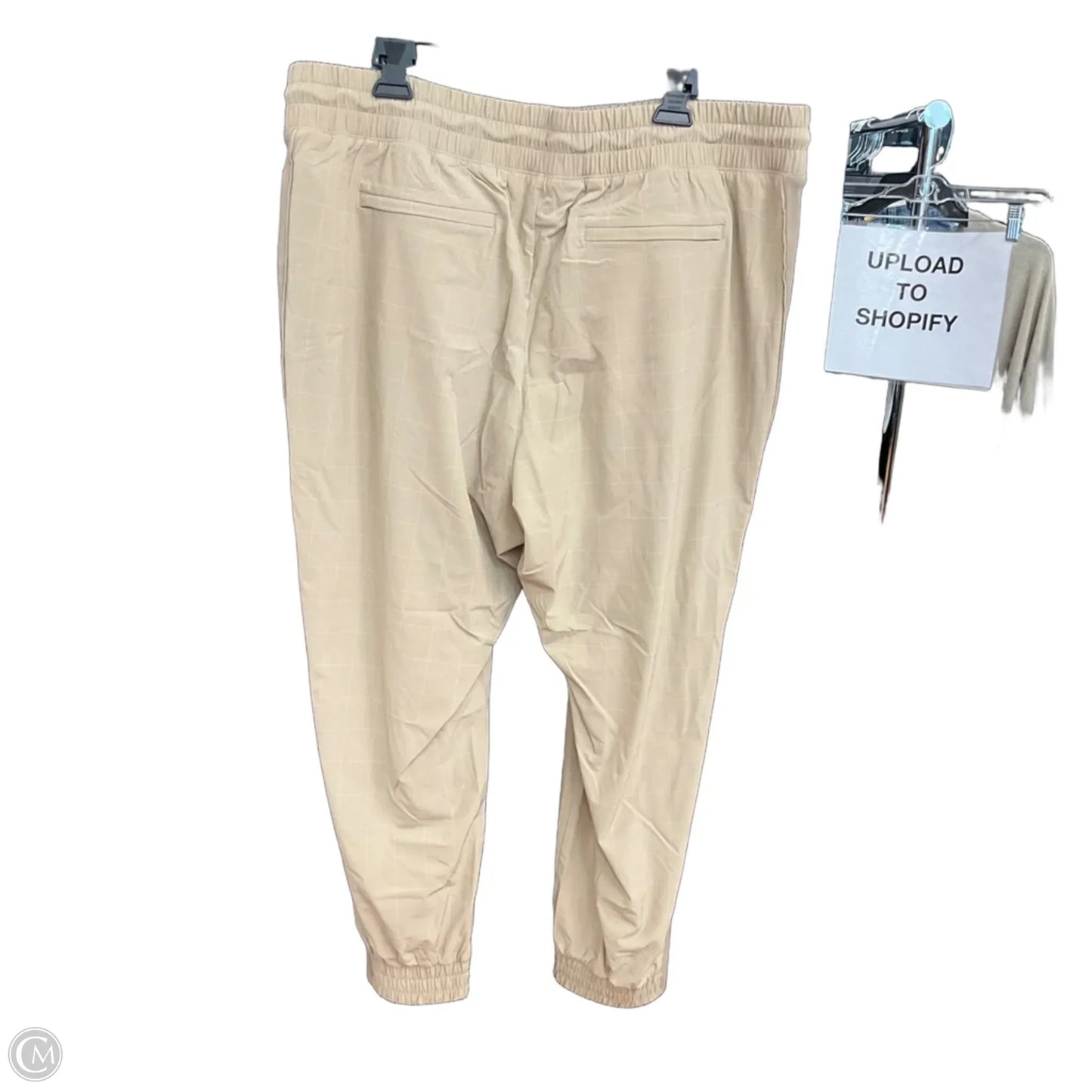 Athletic Pants By Athleta In Beige, Size: 1x