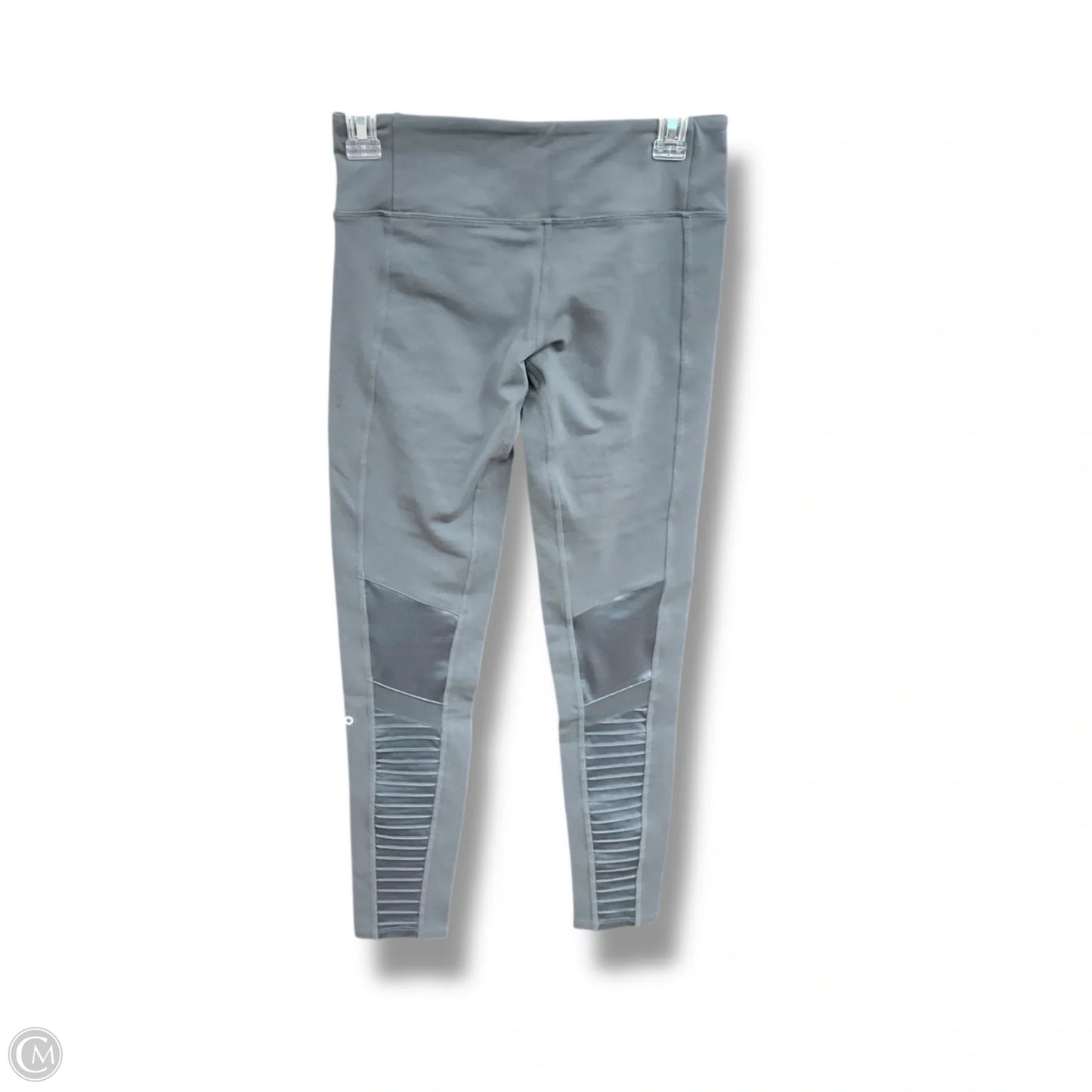 Athletic Leggings By Alo In Grey, Size: S