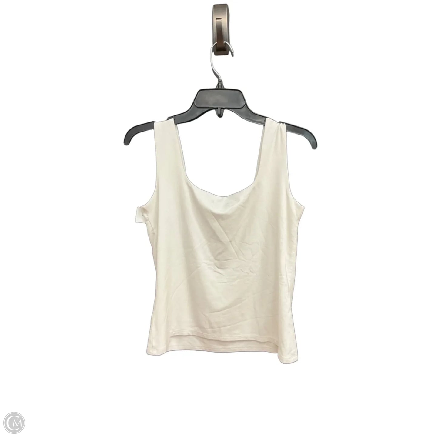 Top Sleeveless By Ann Taylor In White, Size: M