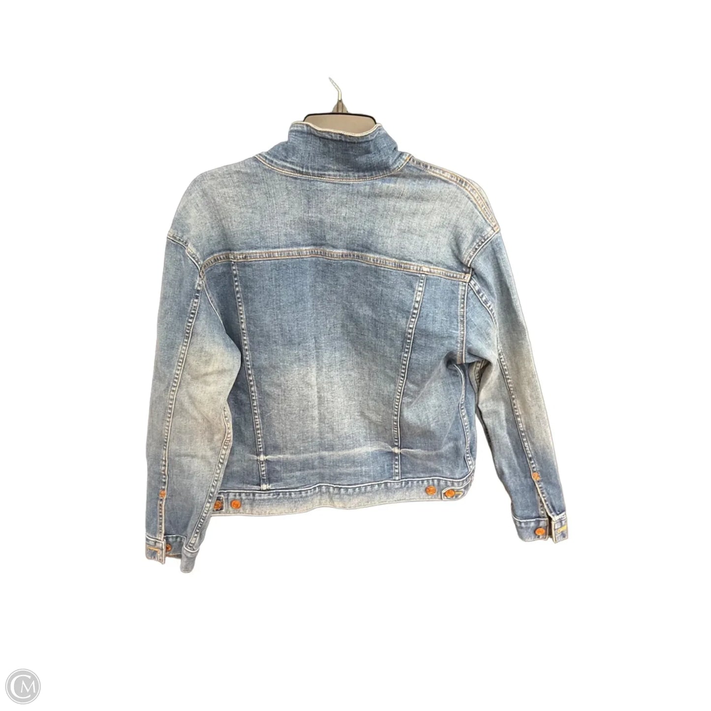Jacket Denim By Pilcro In Blue, Size: M