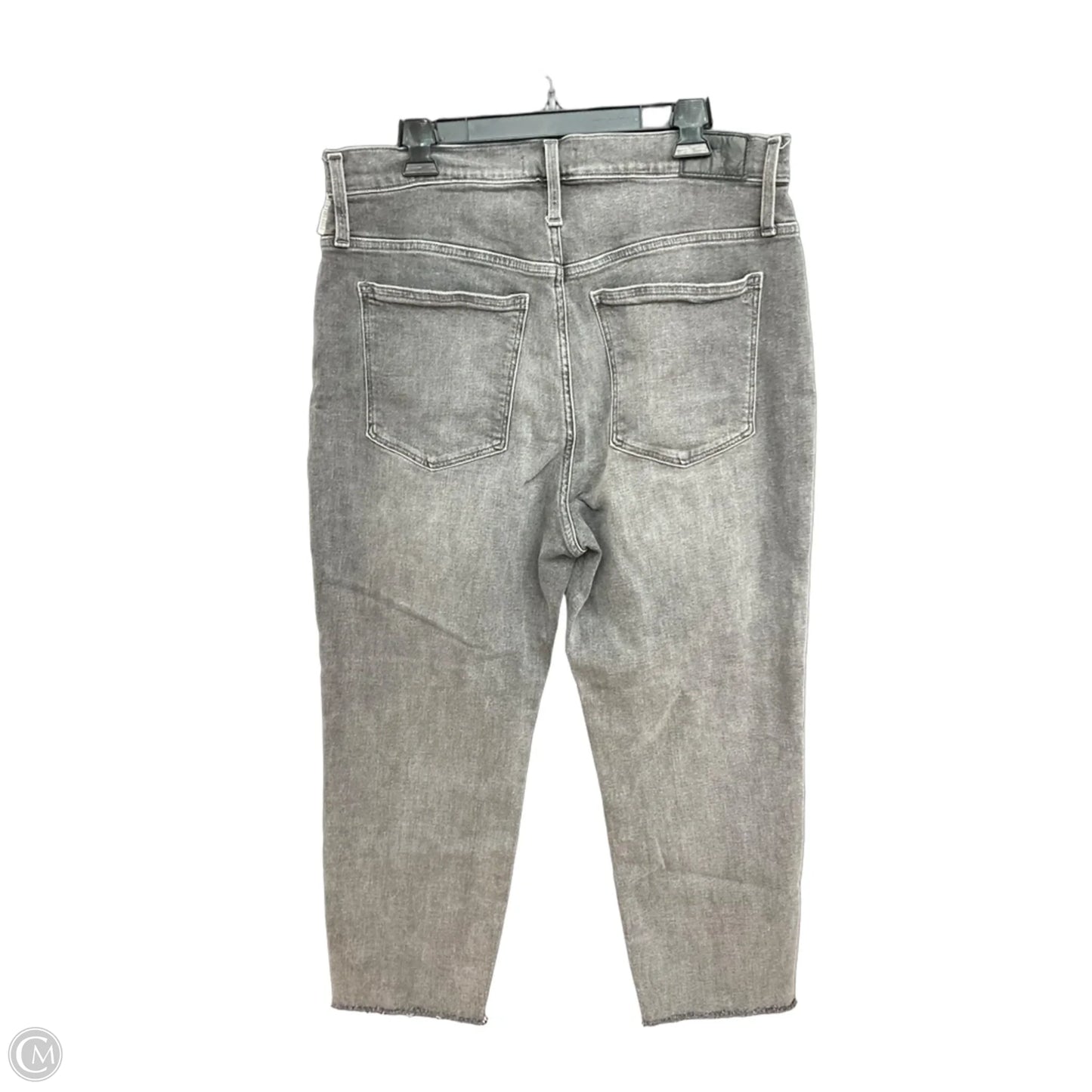 Jeans Straight By Madewell In Black Denim, Size: 16