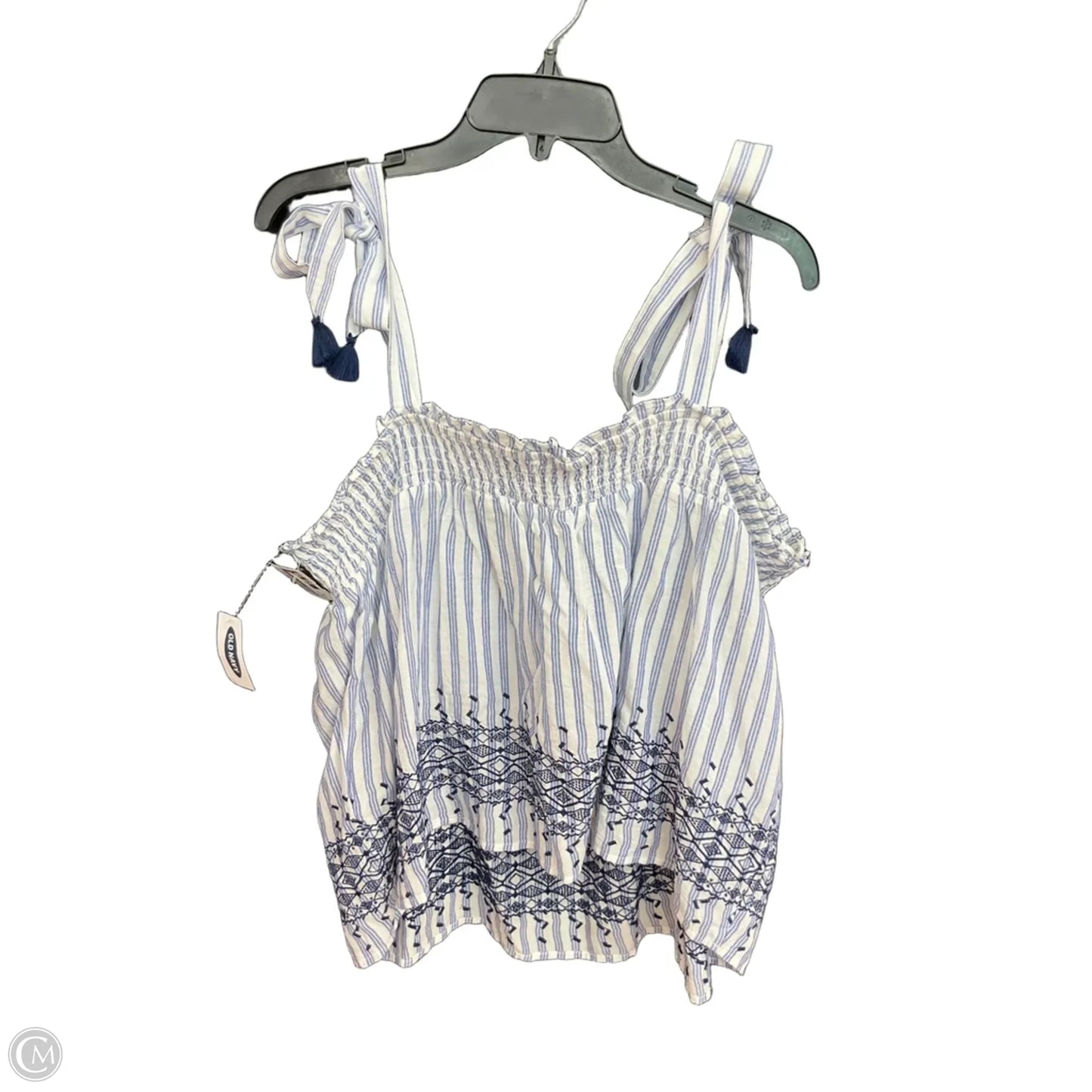Top Sleeveless By Old Navy In Blue, Size: Xl