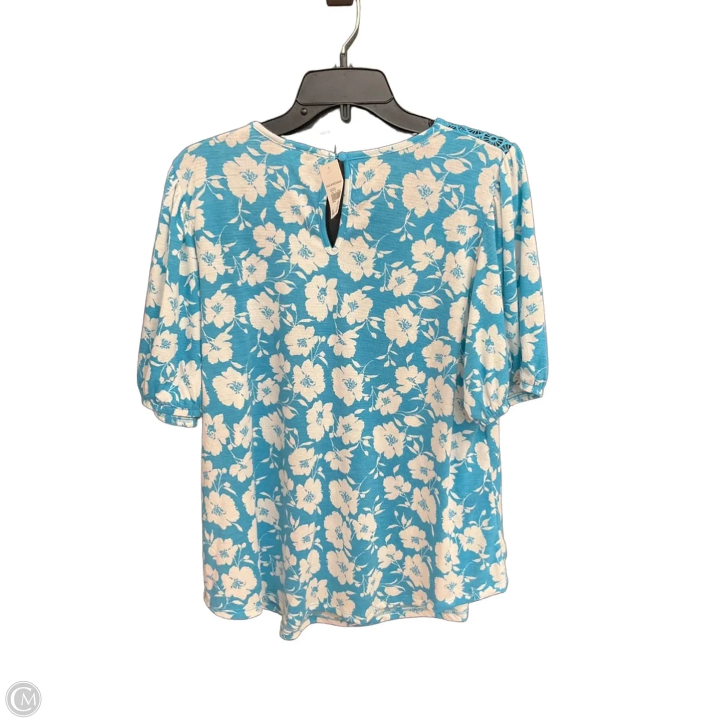 Top Short Sleeve By Cato In Blue, Size: Xl