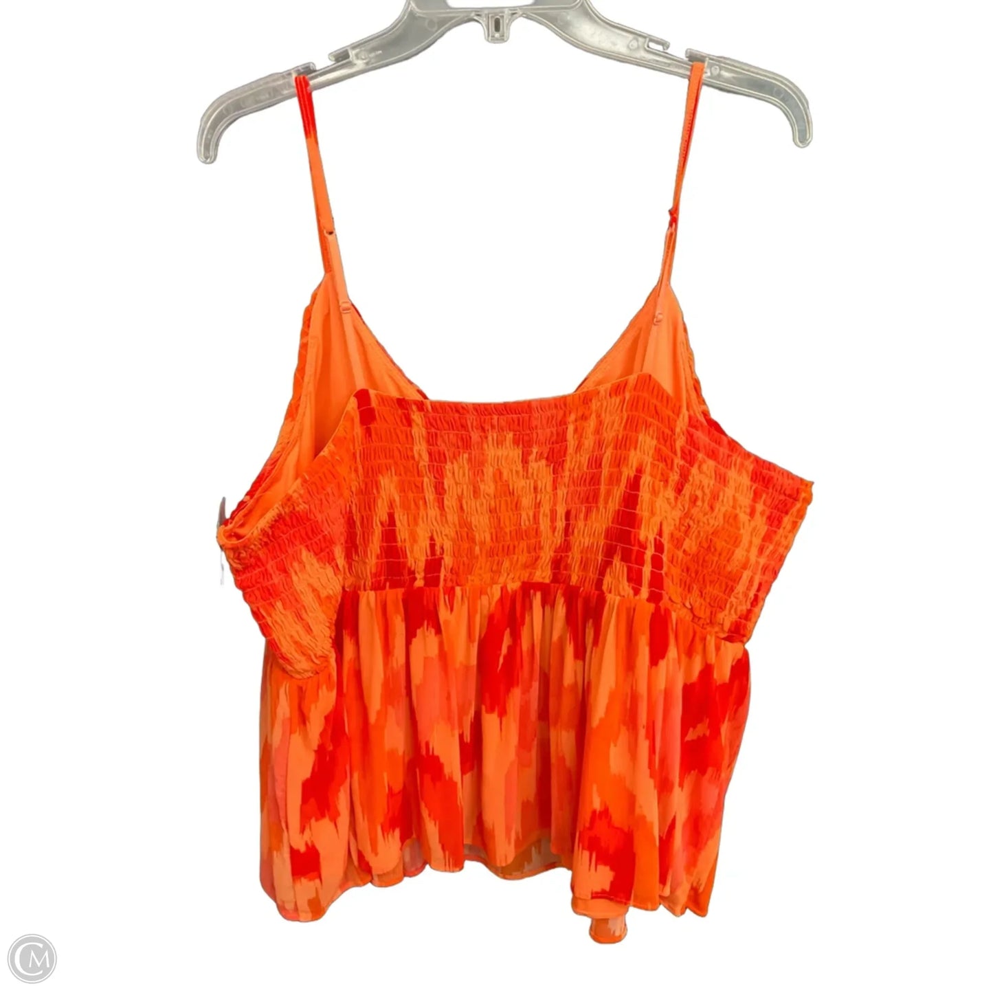 Top Sleeveless By Old Navy In Orange, Size: Xxl