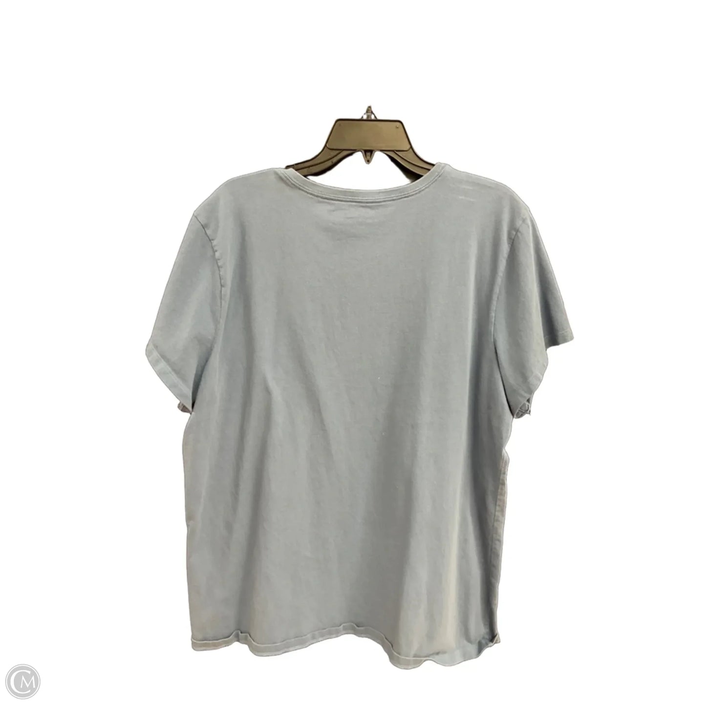 Top Short Sleeve By Life Is Good In Blue, Size: Xxl