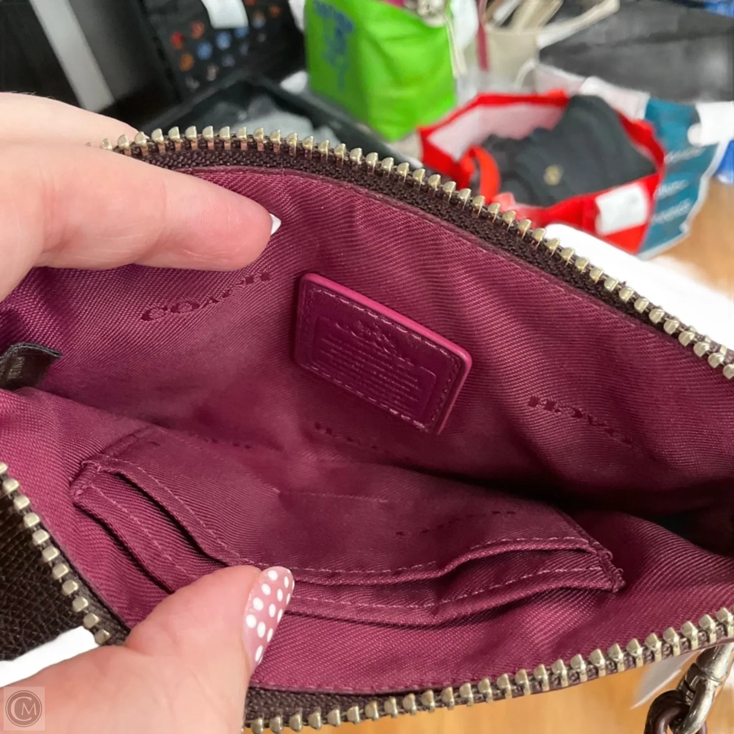 Wristlet Designer By Coach, Size: Small