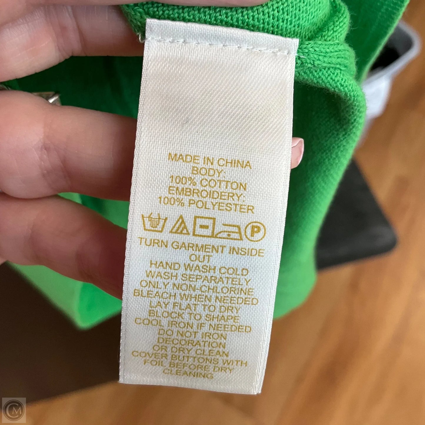 Cardigan Designer By Kate Spade In Green, Size: S