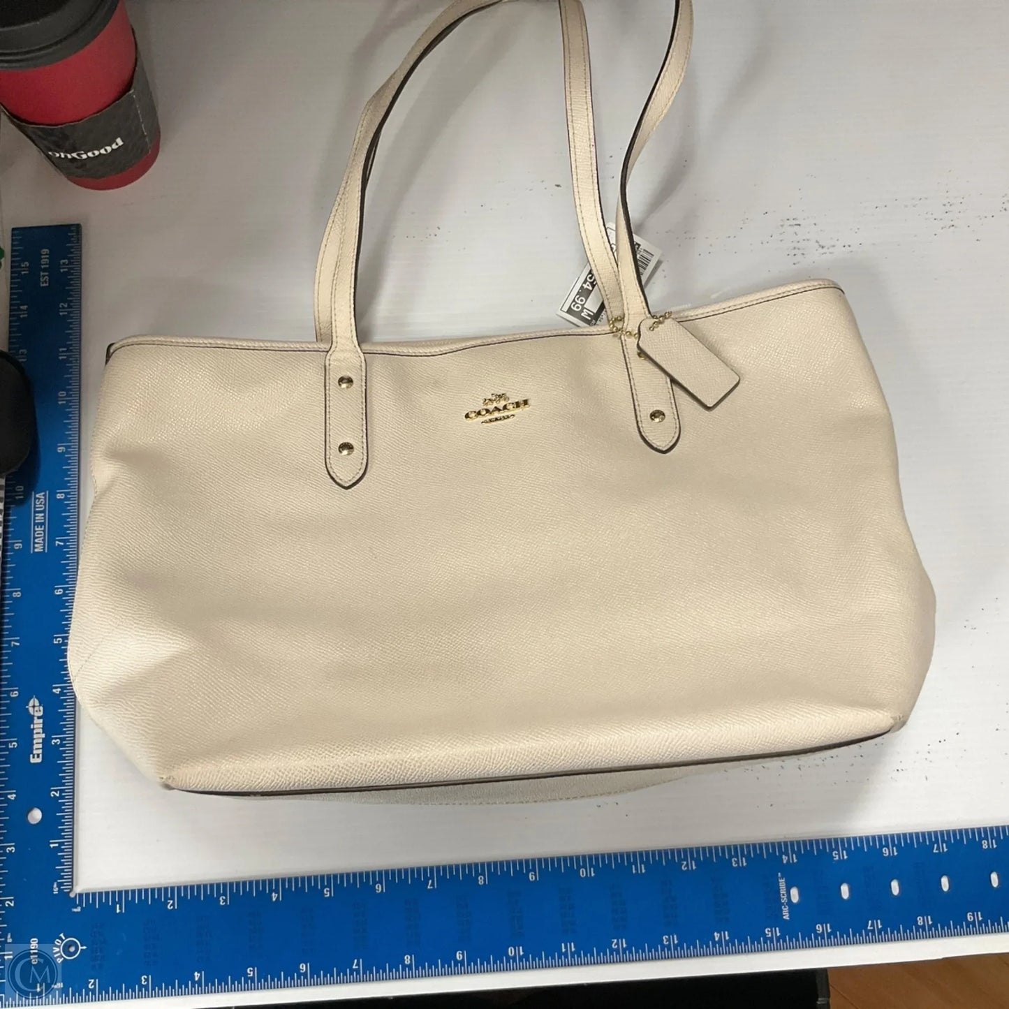 Handbag Designer By Coach, Size: Large