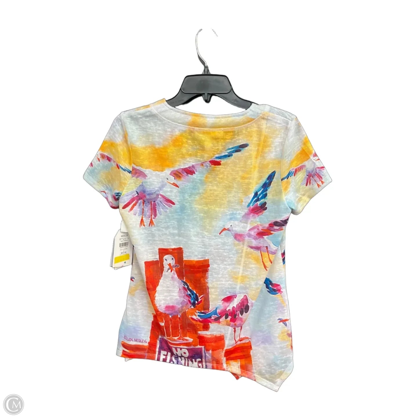 Top Short Sleeve By Cmc In White, Size: S