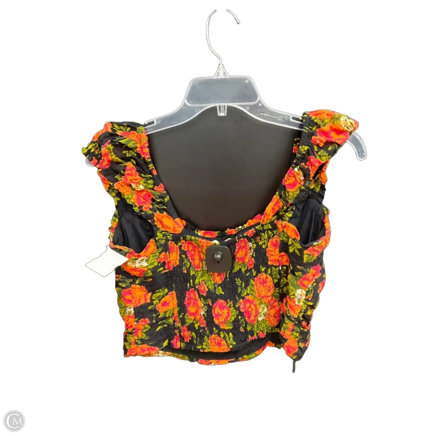 Top Sleeveless By Free People In Floral Print, Size: S
