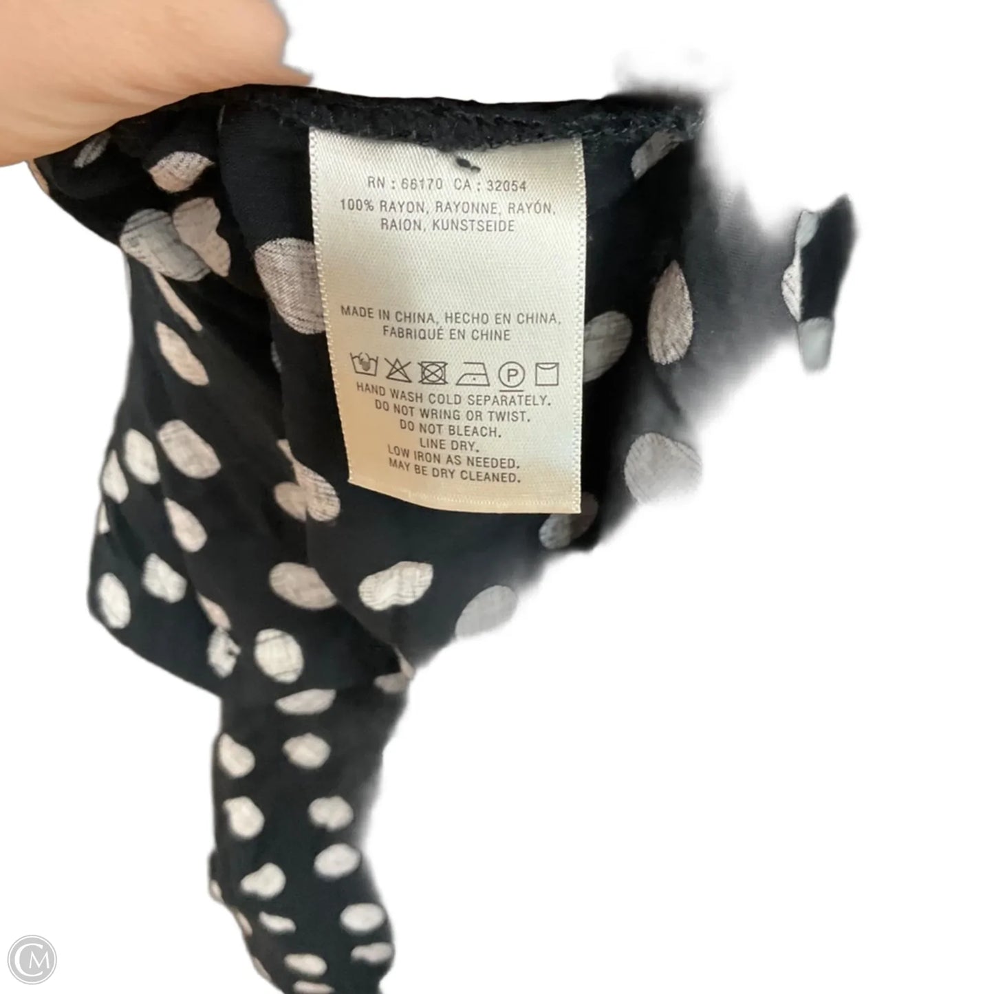Top Sleeveless By Maeve In Polkadot Pattern, Size: Xl
