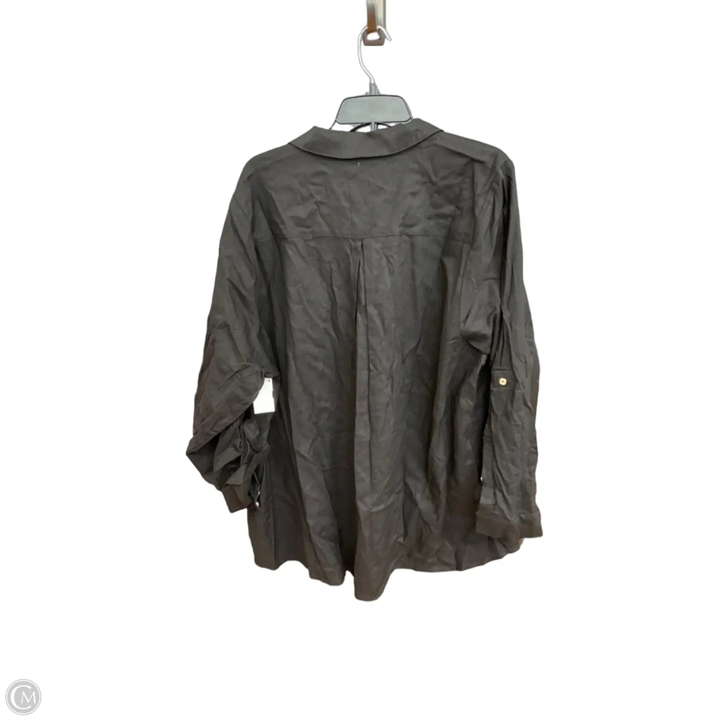 Blouse Long Sleeve By Torrid In Black, Size: 3x