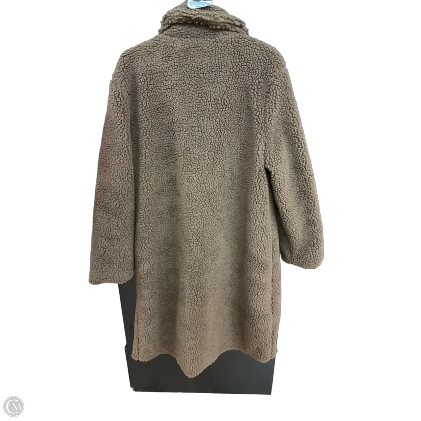 Coat Faux Fur & Sherpa By Clothes Mentor In Brown, Size: Xl