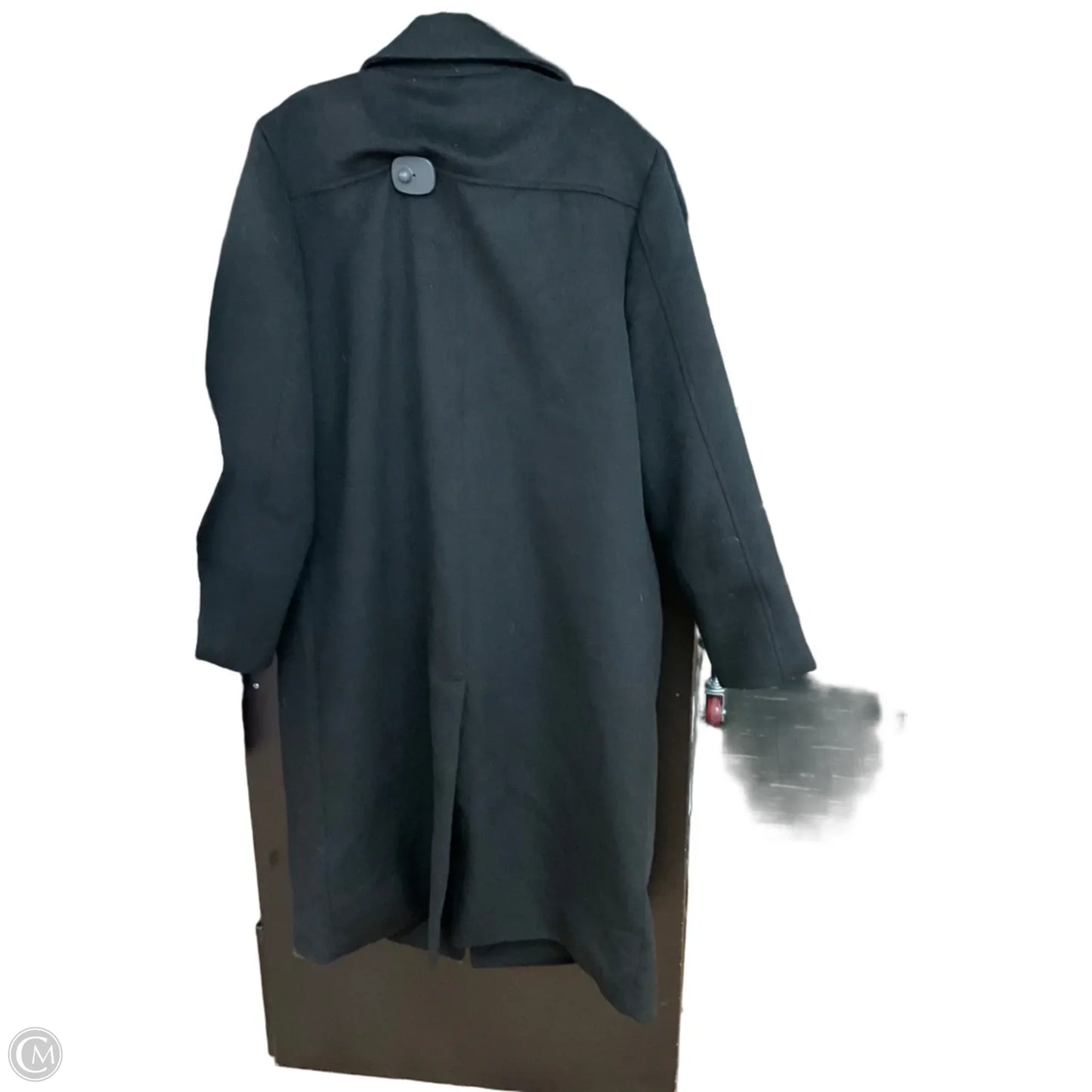 Coat Trench Coat By Cmc In Black, Size: Xl