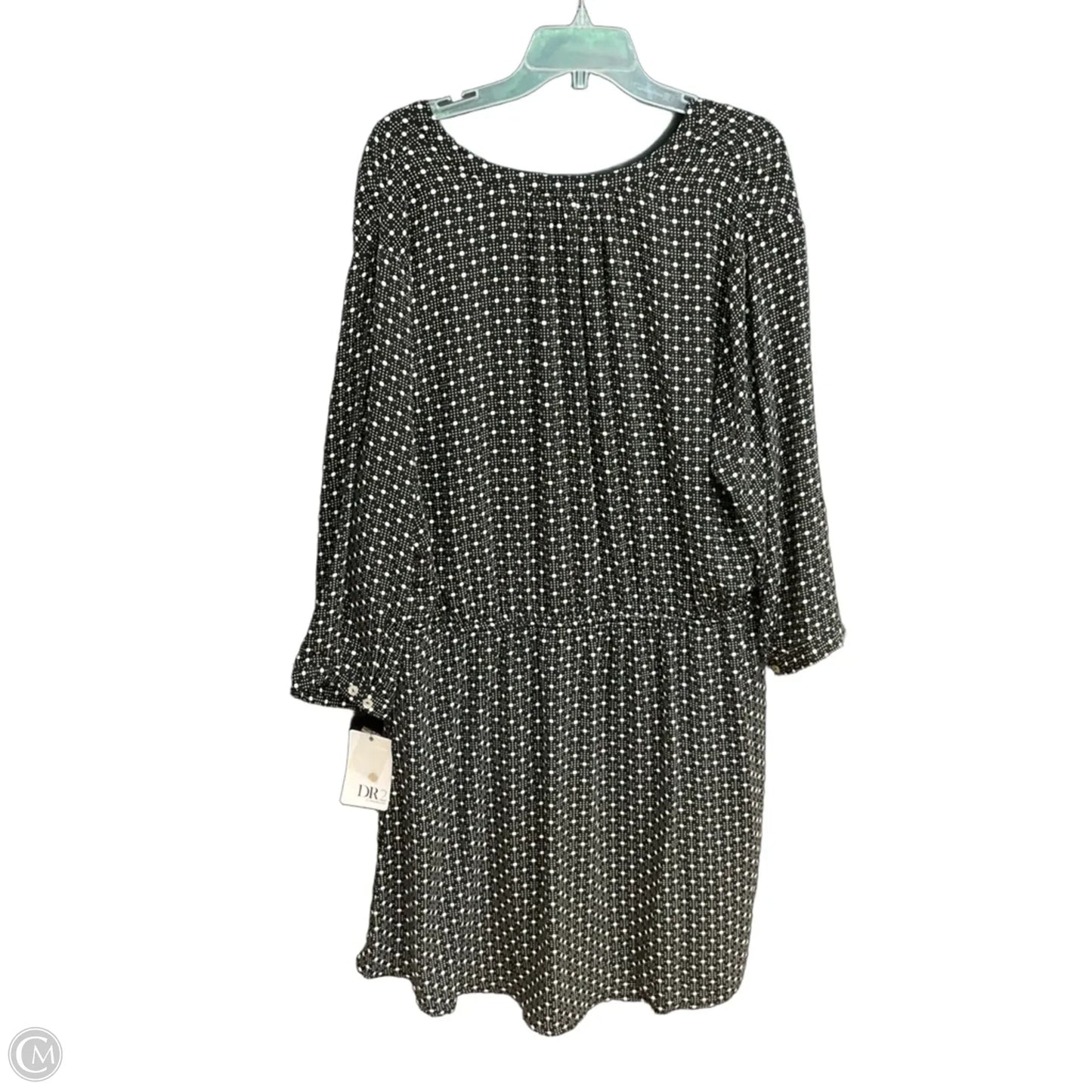 Dress Casual Midi By Dr2 In Black, Size: 3x