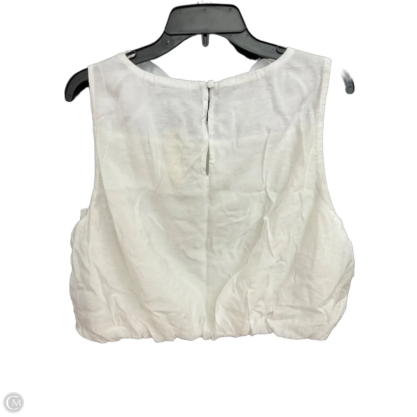Top Sleeveless By Abercrombie And Fitch In White, Size: Xl