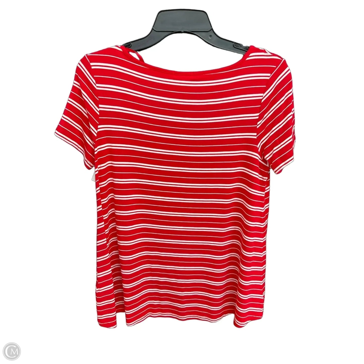 Top Short Sleeve By Westport In Striped Pattern, Size: S