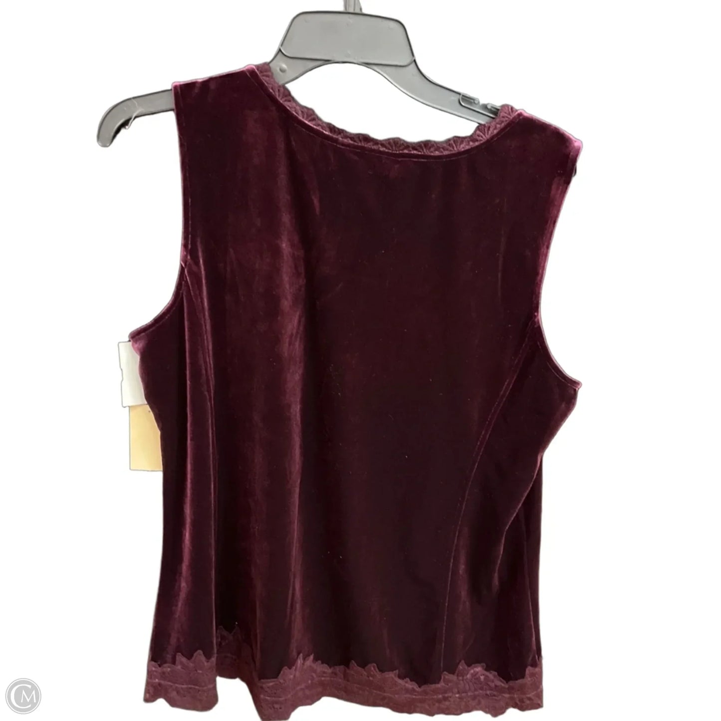 Top Sleeveless By Coldwater Creek In Purple, Size: L