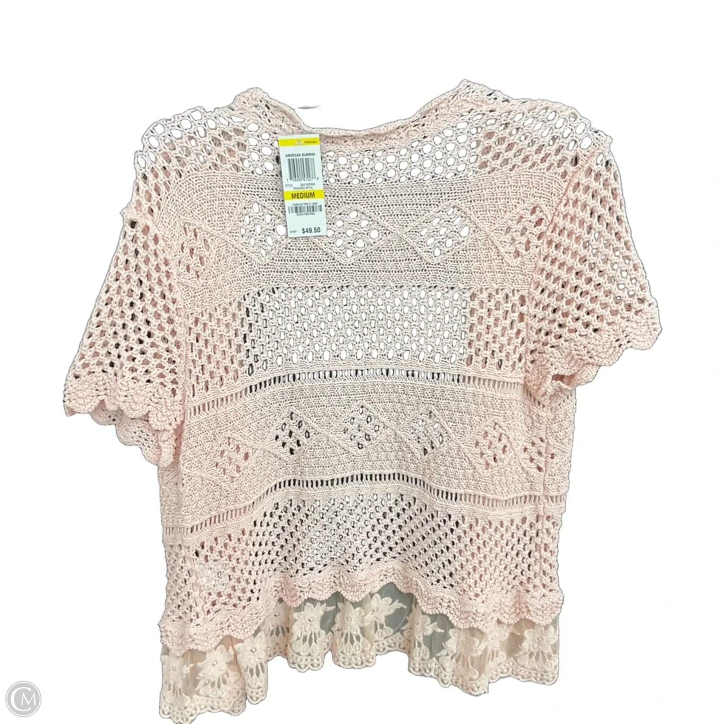 Cardigan By Style And Company In Peach, Size: M