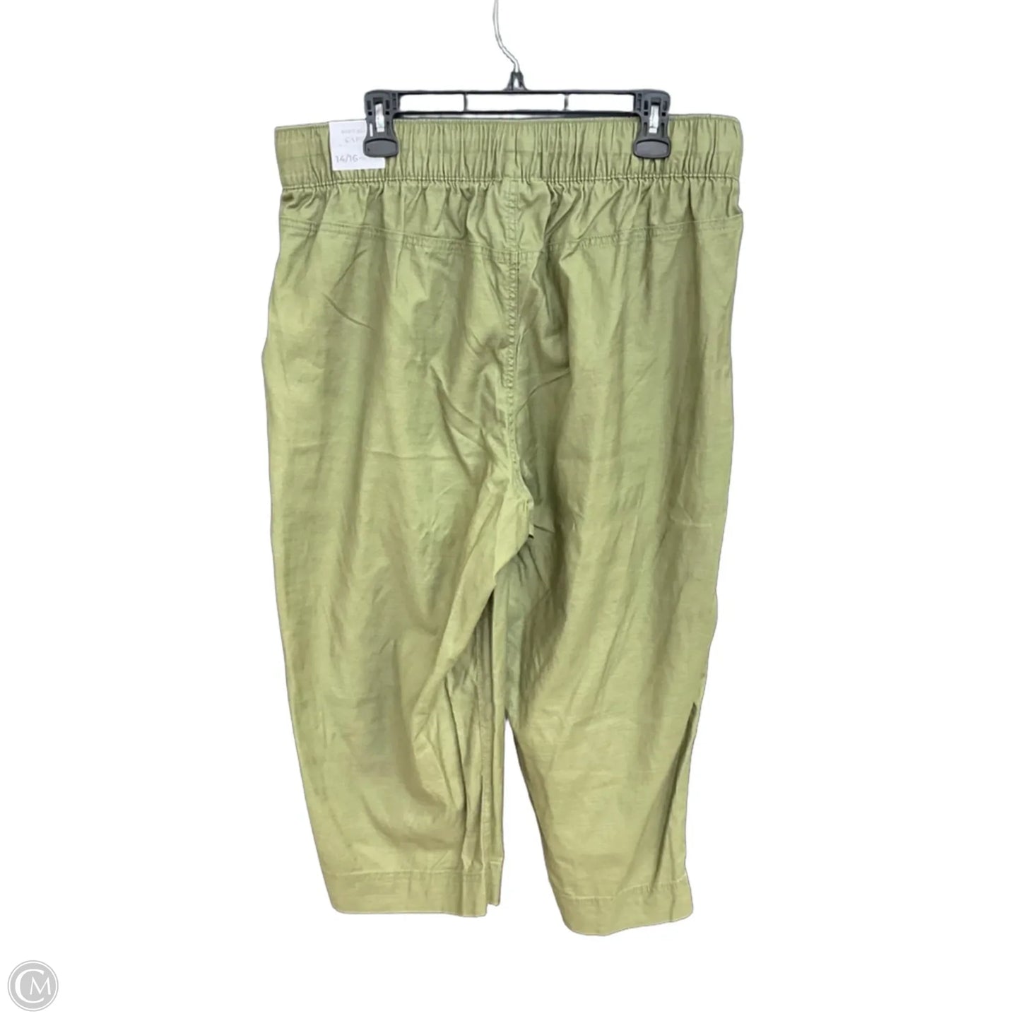 Capris By Lane Bryant In Green, Size: 14