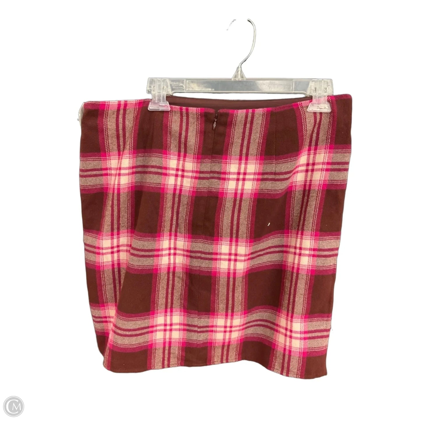 Skirt Mini & Short By Loft In Plaid Pattern, Size: 12