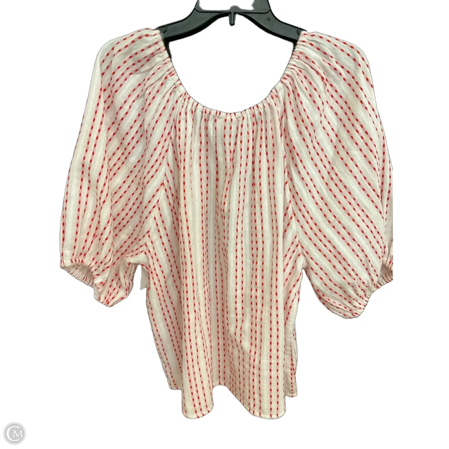 Top Short Sleeve By Universal Thread In Red & White, Size: Xxl