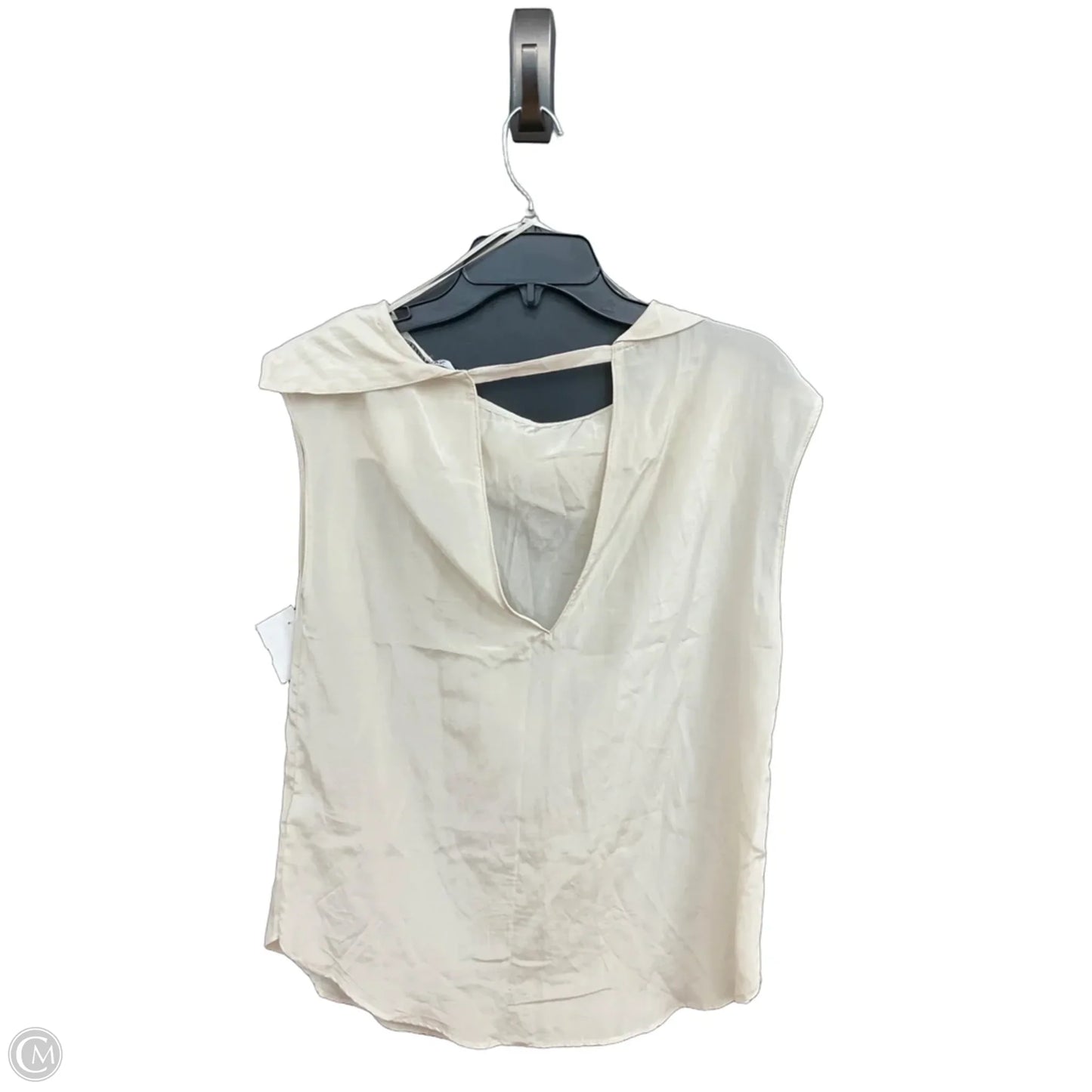 Top Sleeveless By Zara In Cream, Size: Xs