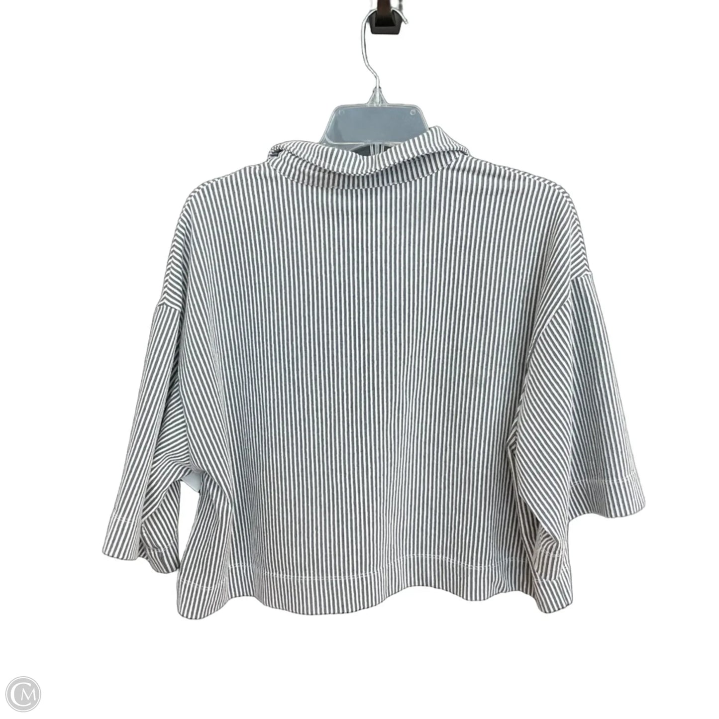 Top Short Sleeve By Marc New York In Striped Pattern, Size: Xl