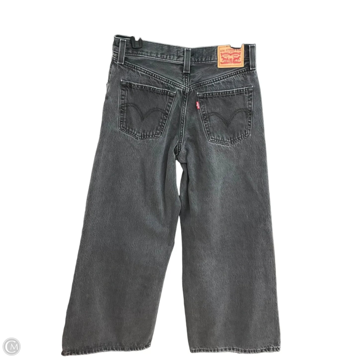 Jeans Wide Leg By Levis In Black, Size: 6
