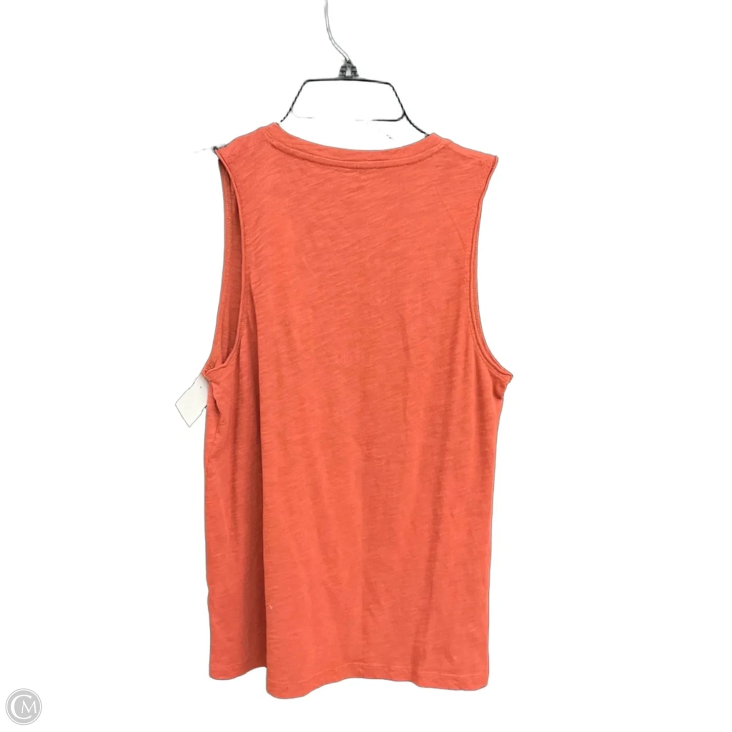 Top Sleeveless By Madewell In Orange, Size: Xs