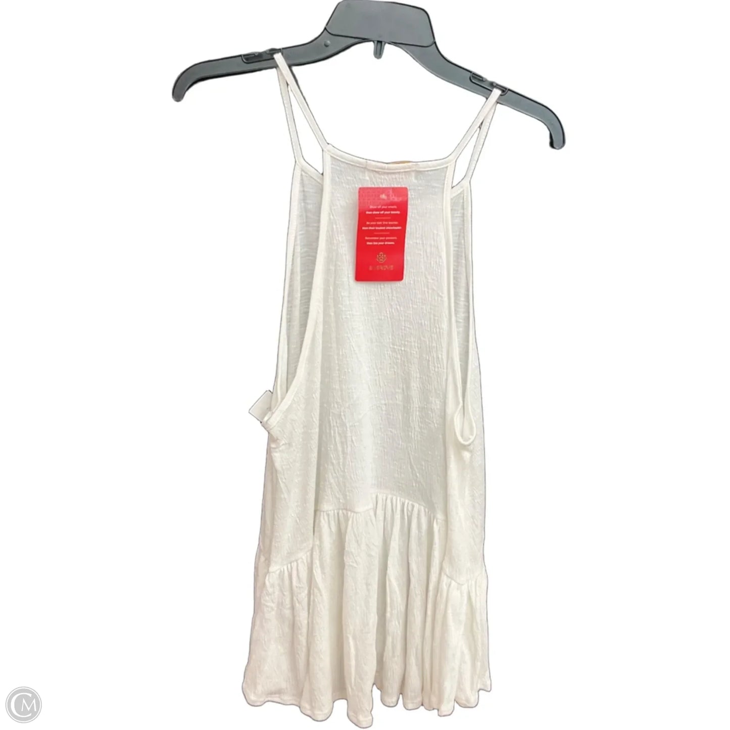 Top Sleeveless By Braeve In White, Size: Xl