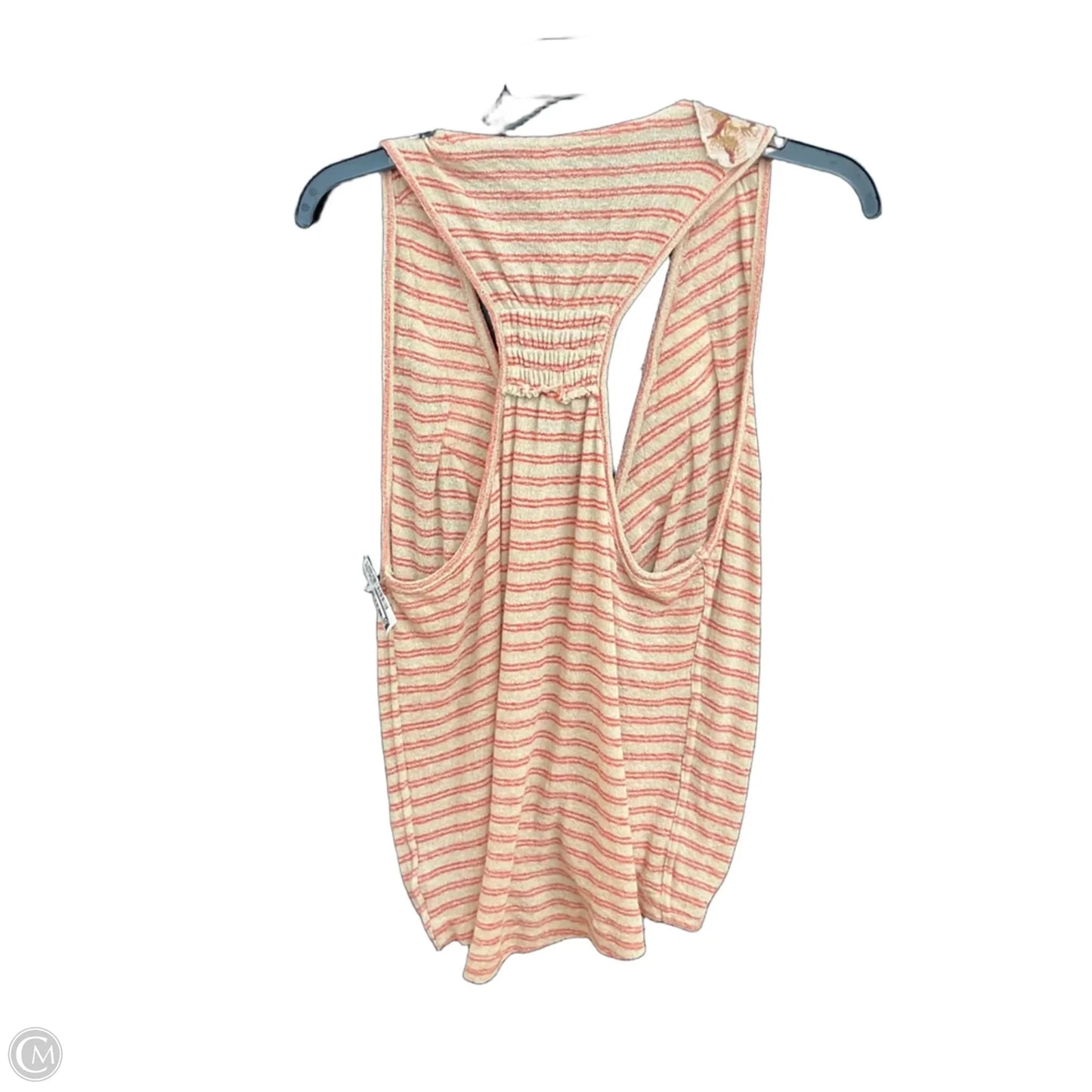 Top Sleeveless By Free People In Red & Tan, Size: L