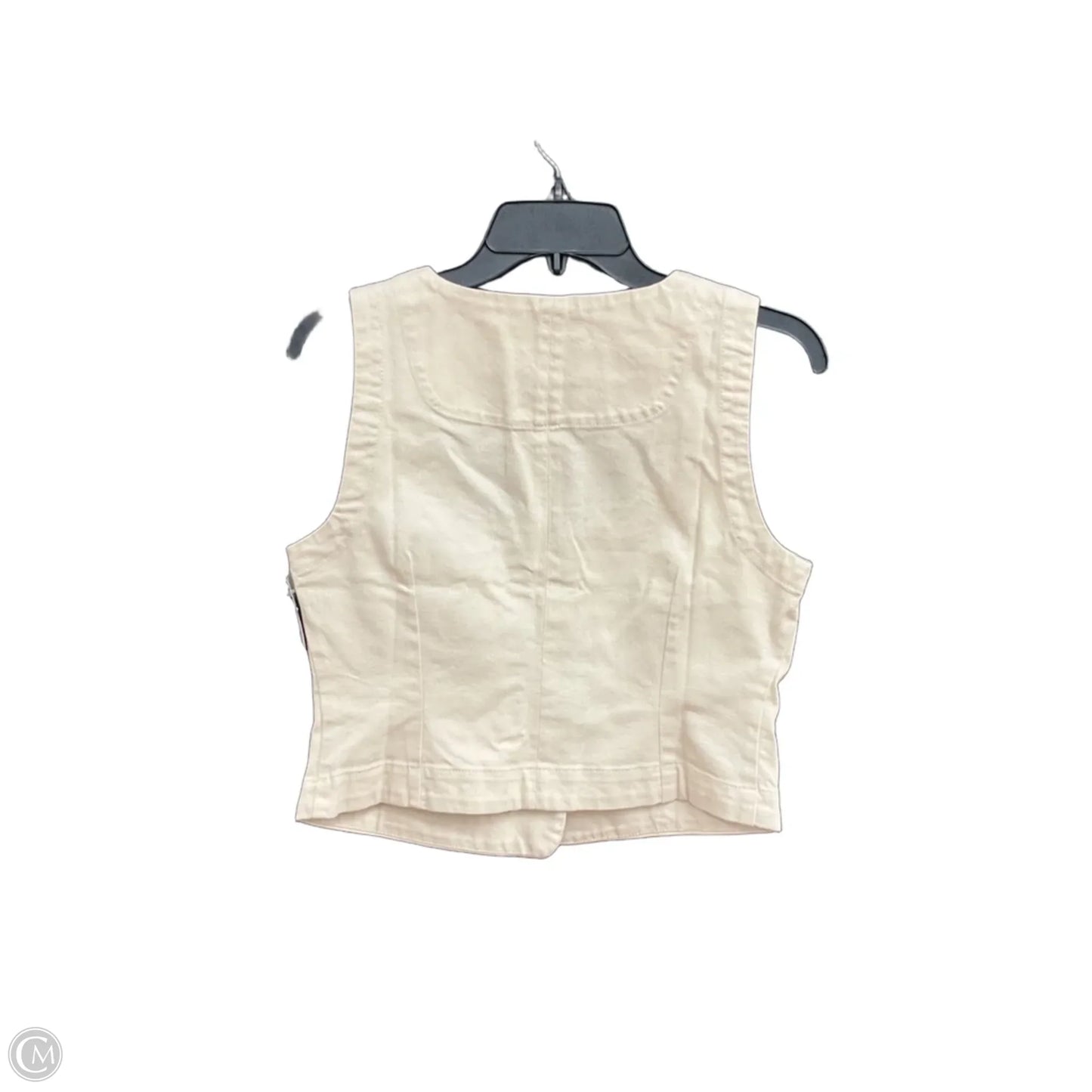 Top Sleeveless By Banana Republic In Cream, Size: S