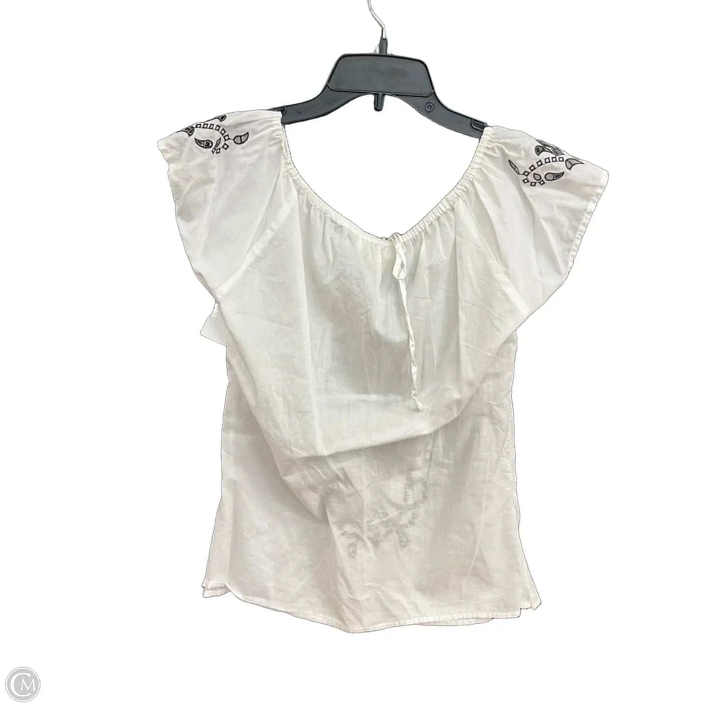 Top Short Sleeve By Michael By Michael Kors In White, Size: M